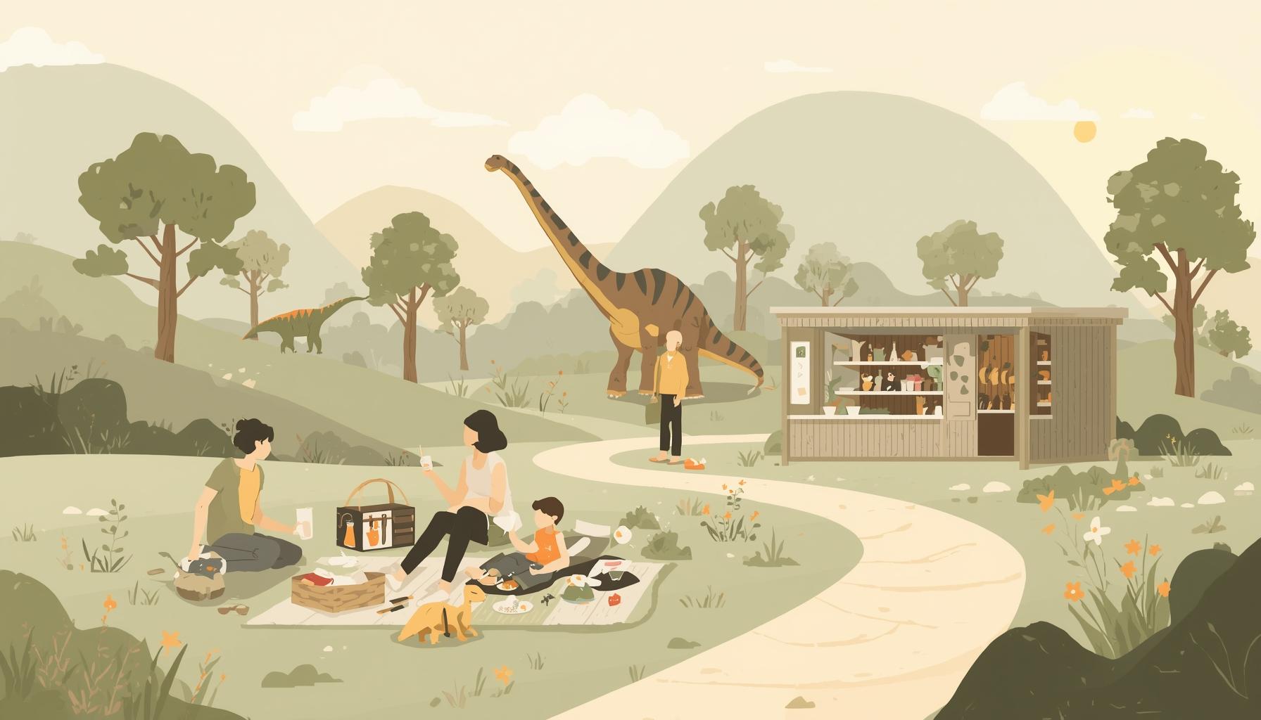 Gastronomia, pikniki i sklep z pamiątkami